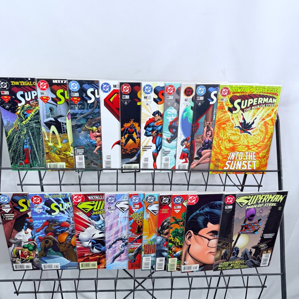 DC Superman The Man of Steel 50 56-65 67-75 lot Simonson 1995-1998